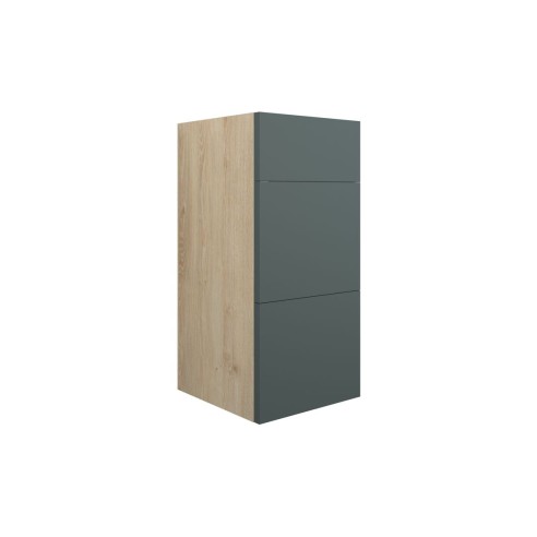 Envio 300mm Standard 3 Drawer Unit - Matt Green (Oak Cab) |