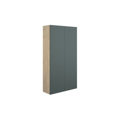 Envio 600mm Slim 2 Door Storage Unit - Matt Green (Oak Cab)