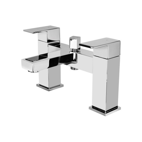 Vema Lys Deck Mounted Bath/Shower Mixer - Chrome | Bathroom