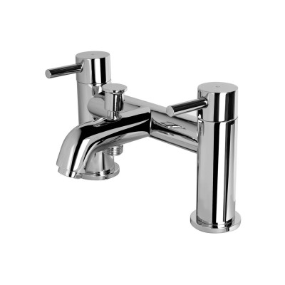 Vema Maira Deck Mounted Bath/Shower Mixer - Chrome | Bathroo