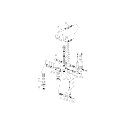 Jade Bath/Shower Mixer - Chrome | Bathroom Taps | BathroomKi 2