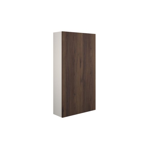 Envio 600mm Slim 2 Door Storage Unit - Warm Walnut (Grey Cab