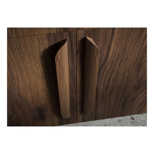 Envio 1200mm Plinth - Warm Walnut | Storage Units | Bathroom