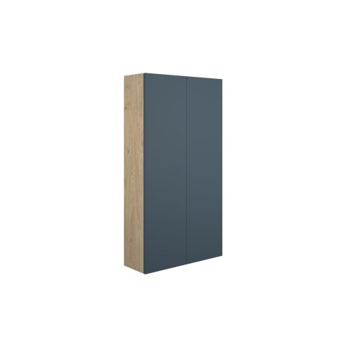Envio 600mm Slim 2 Door Storage Unit - Matt Arley Blue (Oak