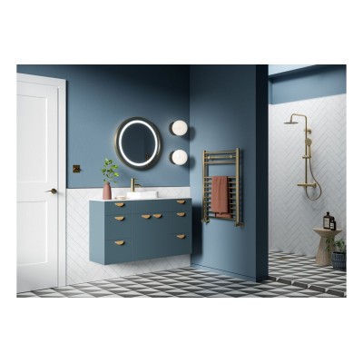 Envio 1200mm Plinth - Matt Arley Blue | Storage Units | Bath 2