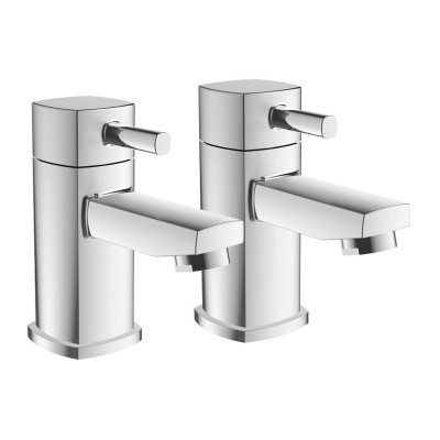 Quartz Bath Taps - Chrome | Bathroom Taps | BathroomKing