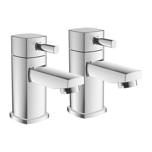 Quartz Bath Taps - Chrome | Bathroom Taps | BathroomKing