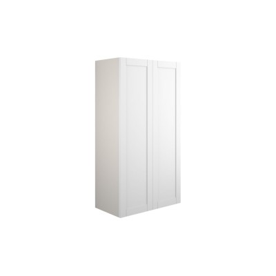 Anibel 600mm Standard 2 Door Storage Unit - Matt White (Grey