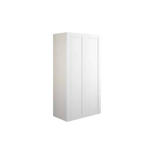 Anibel 600mm Standard 2 Door Storage Unit - Matt White (Grey