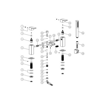 Jasper Bath/Shower Mixer - Chrome | Bathroom Taps | Bathroom 2