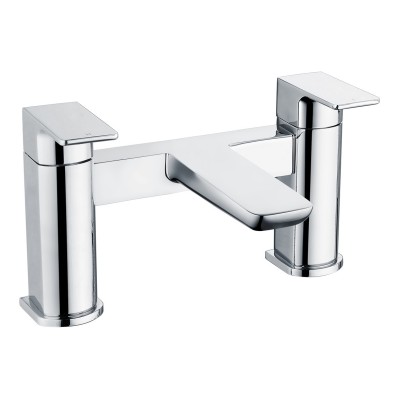 Azurite Bath Filler - Chrome | Bathroom Taps | BathroomKing