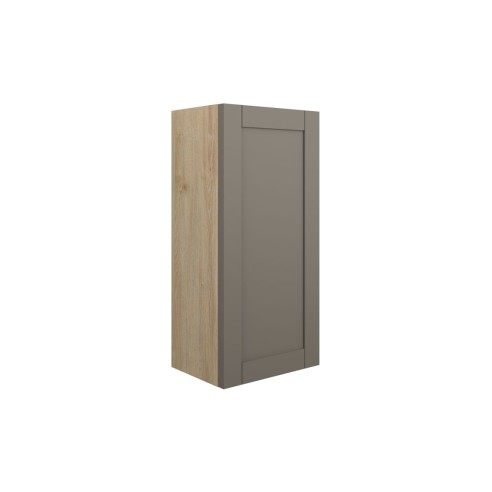 Anibel 300mm Slim Base Unit - Matt Stone (Oak Cab) | Storage