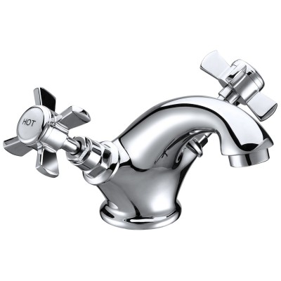 Amethyst Basin Mixer & Waste - Chrome | Bathroom Taps | Bath