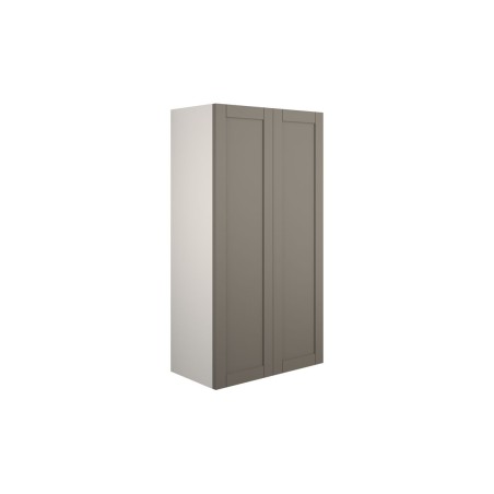 Anibel 600mm Standard 2 Door Storage Unit - Matt Stone (Grey