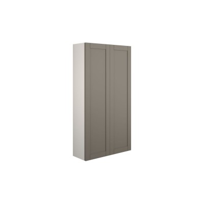 Anibel 600mm Slim 2 Door Storage Unit - Matt Stone (Grey Cab