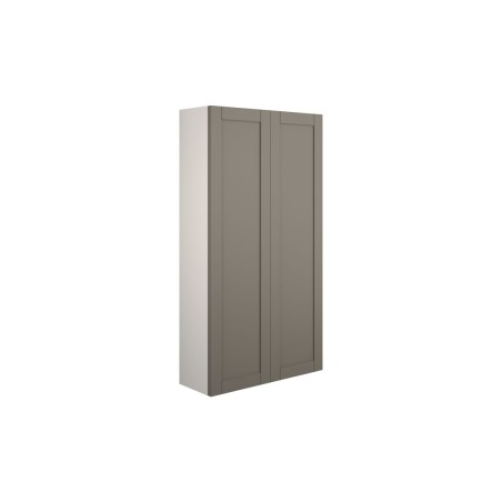 Anibel 600mm Slim 2 Door Storage Unit - Matt Stone (Grey Cab
