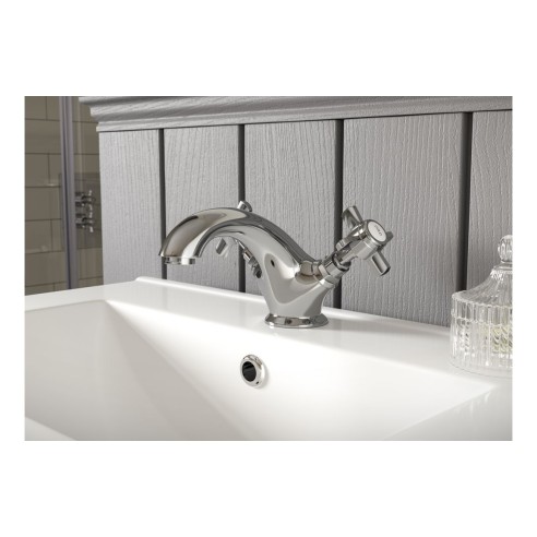 Amethyst Floor Standing Bath/Shower Mixer - Chrome | Bathroo