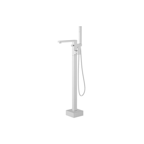 Amber Floor Standing Bath/Shower Mixer - Chrome | Bathroom T