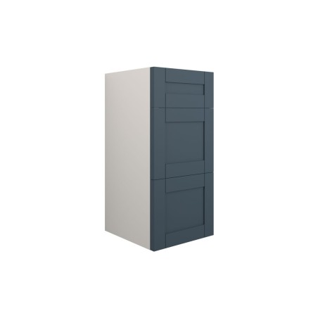 Anibel 300mm Standard 3 Drawer Unit - Matt Arley Blue (Grey
