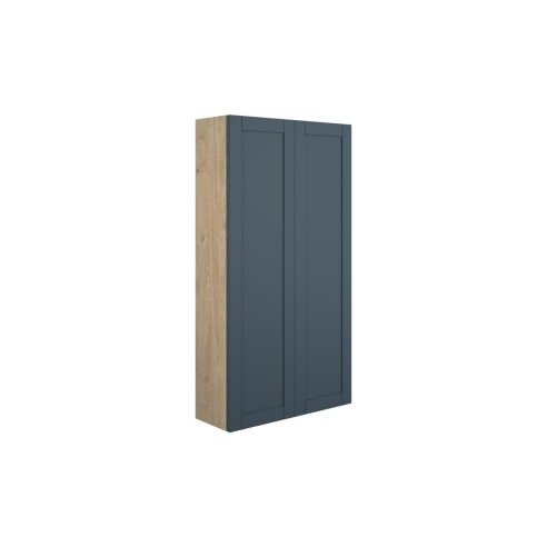 Anibel 600mm Slim 2 Door Storage Unit - Matt Arley Blue (Oak