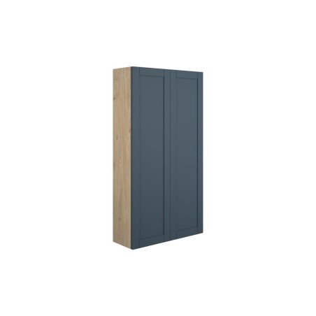Anibel 600mm Slim 2 Door Storage Unit - Matt Arley Blue (Oak