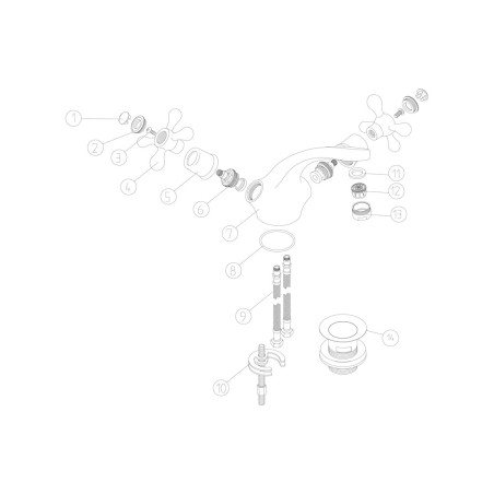 Jet Basin Mixer - Chrome | Bathroom Taps | BathroomKing