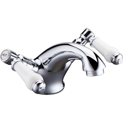 Jade Basin Mixer - Chrome | Bathroom Taps | BathroomKing