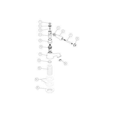 Jade Bath Pillar Taps - Chrome | Bathroom Taps | BathroomKin 2