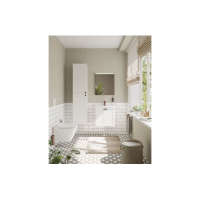 VitrA Root Classic 40cm 2 Door Tall Unit (LH Hinge) - Matt W 2