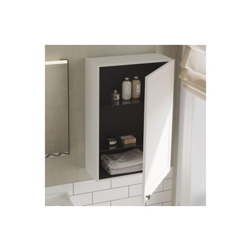 VitrA Root Classic 60cm 1 Door Upper/Wall Unit (RH Hinge) -