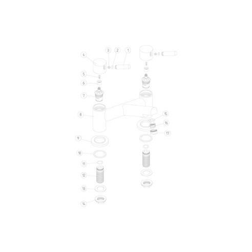 Humite Bath Filler - Chrome | Bathroom Taps | BathroomKing