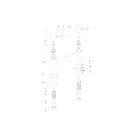 Humite Bath Filler - Chrome | Bathroom Taps | BathroomKing