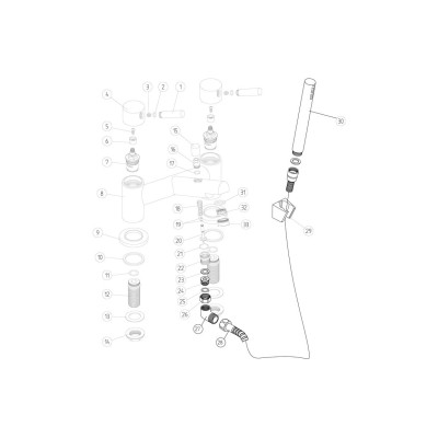 Humite Bath/Shower Mixer & Bracket - Chrome | Bathroom Taps 2