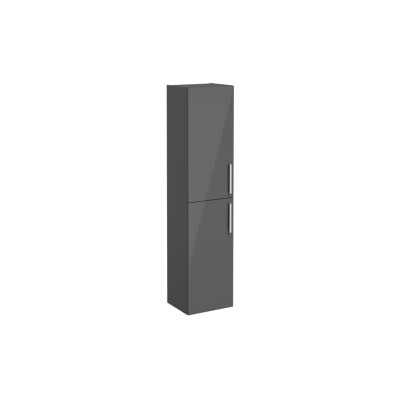 VitrA Root Flat 40cm 2 Door Tall Unit (LH Hinge) - Anthracit