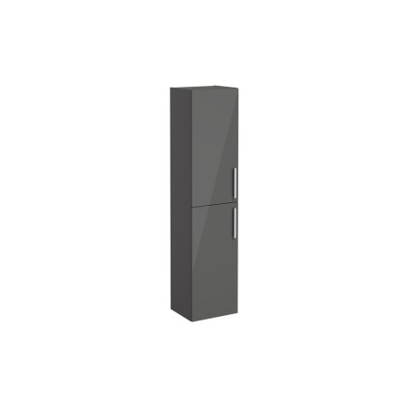 VitrA Root Flat 40cm 2 Door Tall Unit (LH Hinge) - Anthracit