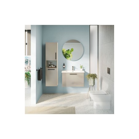 VitrA Root Flat 40cm 2 Door Semi-Tall Unit w/Laundry Basket