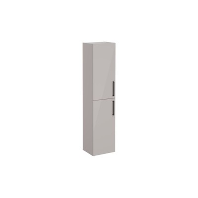 VitrA Root Flat 40cm 2 Door Tall Unit (LH Hinge) - Bright Sa