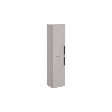 VitrA Root Flat 40cm 2 Door Tall Unit (LH Hinge) - Bright Sa