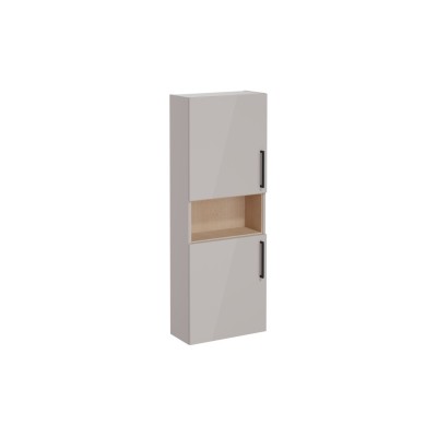 VitrA Root Flat 55cm 2 Door Semi-Tall Unit (LH Hinge) - Brig