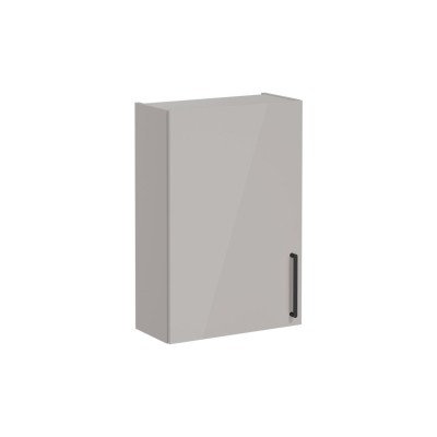VitrA Root Flat 60cm 1 Door Upper/Wall Unit (LH Hinge) - Bri