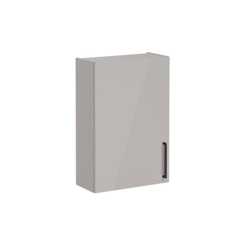 VitrA Root Flat 60cm 1 Door Upper/Wall Unit (LH Hinge) - Bri
