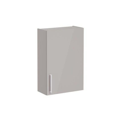 VitrA Root Flat 60cm 1 Door Upper/Wall Unit (RH Hinge) - Bri