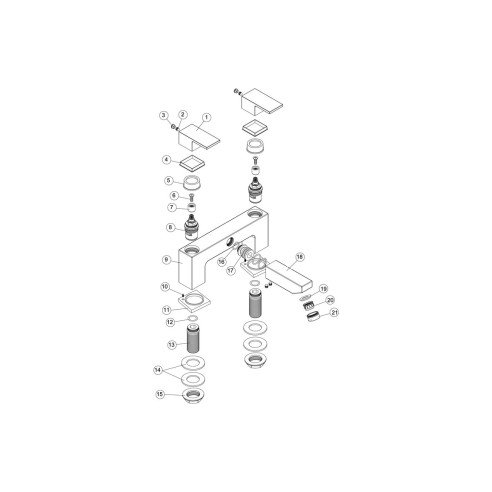 Inderite Bath Filler - Chrome | Bathroom Taps | BathroomKing