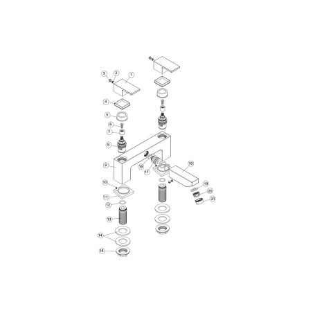 Inderite Bath Filler - Chrome | Bathroom Taps | BathroomKing