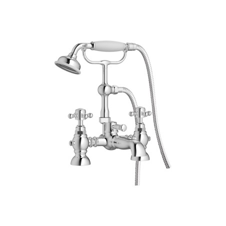 Lucite Bath/Shower Mixer & Shower Kit - Chrome | Bathroom Ta
