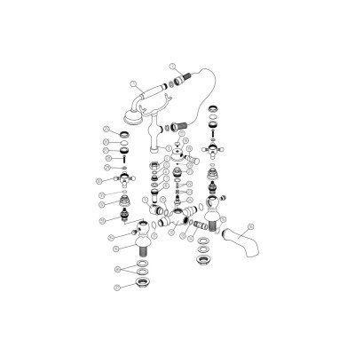 Lucite Bath/Shower Mixer & Shower Kit - Chrome | Bathroom Ta 2