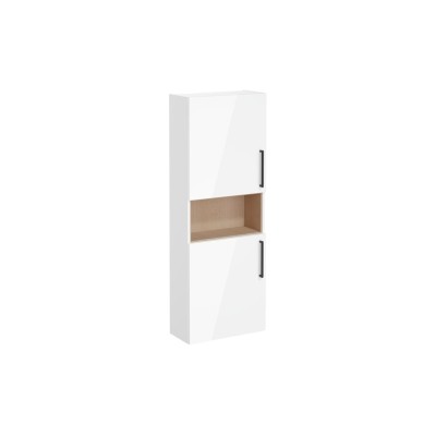 VitrA Root Flat 55cm 2 Door Semi-Tall Unit (LH Hinge) - High