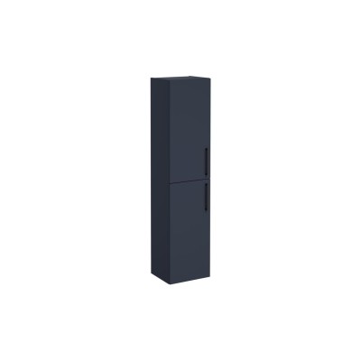 VitrA Root Flat 40cm 2 Door Tall Unit (LH Hinge) - Matt Dark