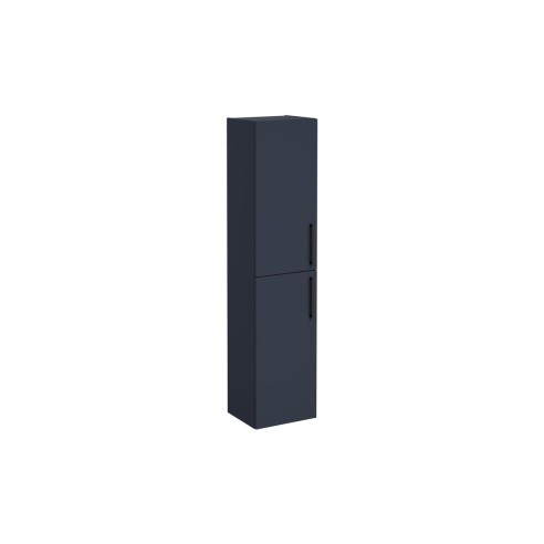 VitrA Root Flat 40cm 2 Door Tall Unit (LH Hinge) - Matt Dark
