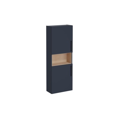 VitrA Root Flat 55cm 2 Door Semi-Tall Unit (LH Hinge) - Matt